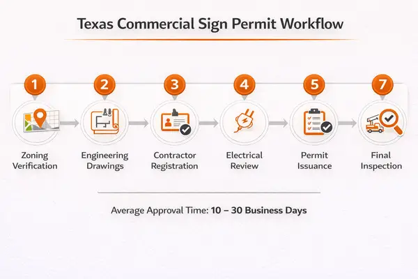 Sign Permitting in the US: Timeline, Engineering Stamps, and Why Your City Inspector Hates You