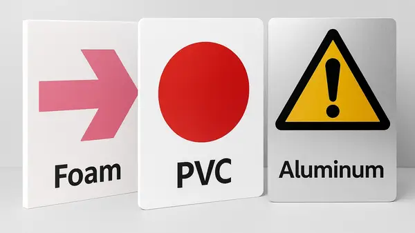 Acrylic vs Aluminum vs PVC for Business Signs: What No One Tells the New Installer