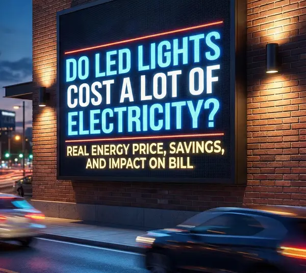 How Much Can an LED Sign Actually Save You on Electricity? The Real ROI Math (No Fluff)