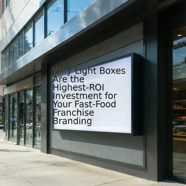 Why Light Boxes Are the Highest-ROI Investment for Your Fast-Food Franchise Branding