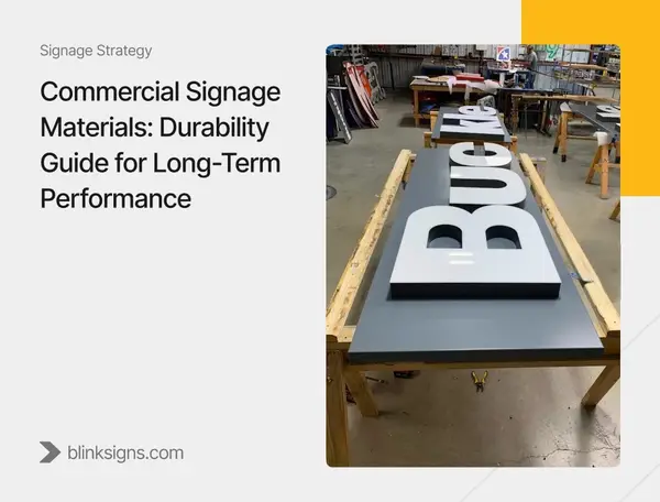 Material Durability Comparison for Outdoor Business Signs: What a 15-Year Fab Engineer Knows
