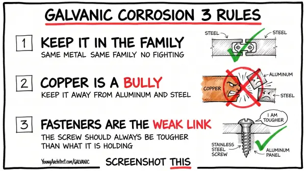 Galvanic Corrosion: The Hidden Killer of Mixed Metal Signs (And How to Stop It)