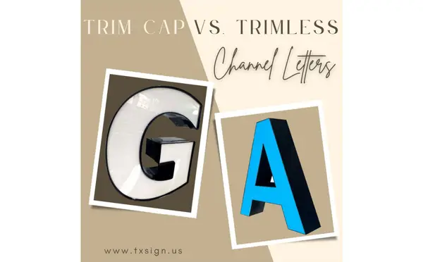 Trimless vs Standard Cap Returns on Channel Letters: A Factory Floor Comparison