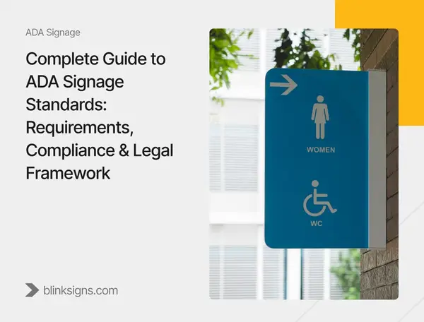 ADA Signage Compliance Requirements: A No-BS Guide for Buyers