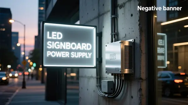 Waterproof vs Standard Power Supply for Outdoor LED Signs: No-BS Guide
