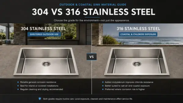 316 vs 304 Stainless Steel Signage: Coastal & Inland Guide