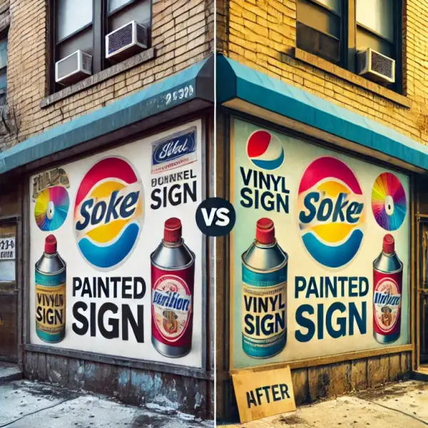 Digital Print vs Vinyl vs Painted Sign Faces: Durability & Real Cost, 2025