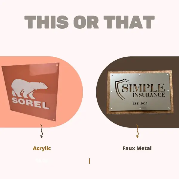 Custom Metal Sign vs Acrylic Sign for Storefront: Which One Won’t Make You Regret It in 2 Years