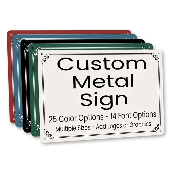 Buy Custom Metal Signs Online: Factory Direct Steel & Aluminum