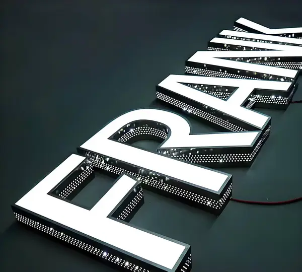 Bulk Custom Letters for Franchise Rollout Sign Program