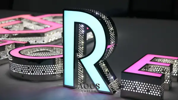 Custom Acrylic LED Letters Wholesale Bulk Pricing Factory Direct
