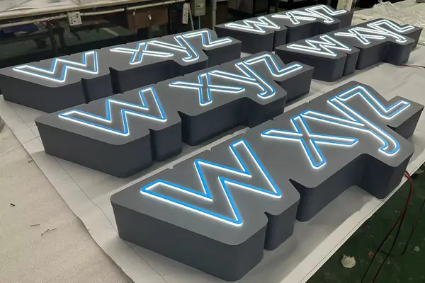 Push-Through vs Reverse Channel Acrylic Letters: Visual Comparison & Factory Guide