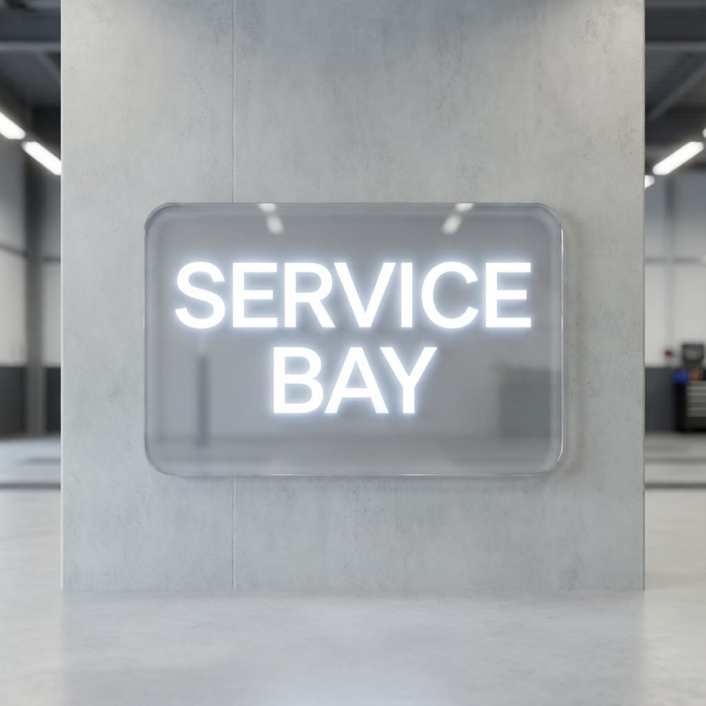 Auto Dealership Lot Signage & Service Bay Branding Ideas: The Captive Audience Opportunity