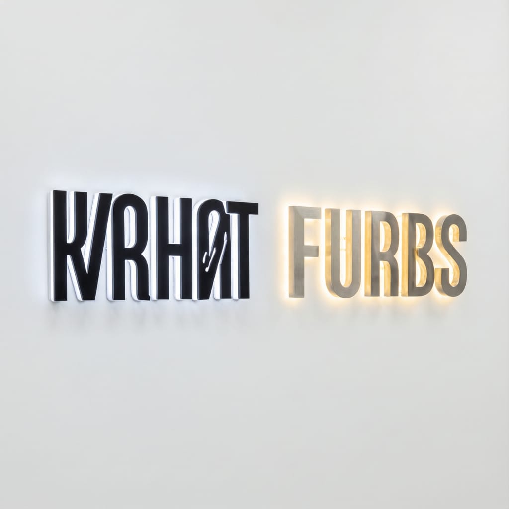 Backlit Letters Sign vs Halo Lit Comparison: The Definitive Guide for Sign Shops and Commercial Buyers