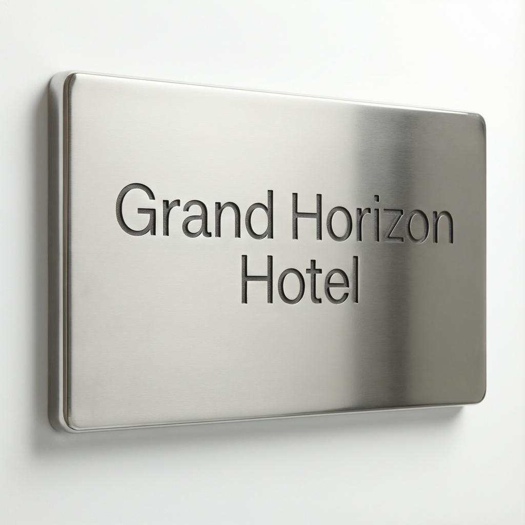 Custom Stainless Steel Metal Sign for Hotel Lobby: A Sign Shop’s Guide to Sourcing, Specs, and Savings