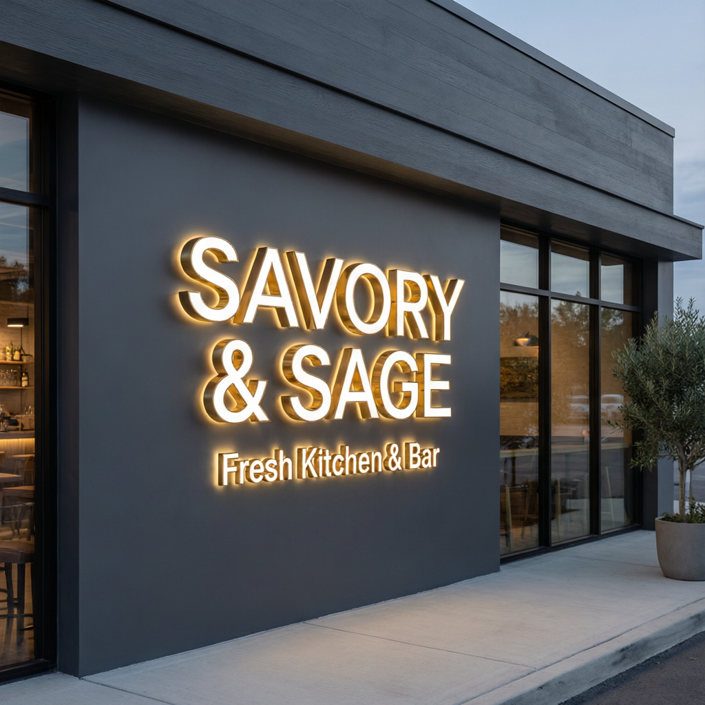 LED Channel Letter Signs for Restaurant Storefront Design: Cost, Compliance & Longevity
