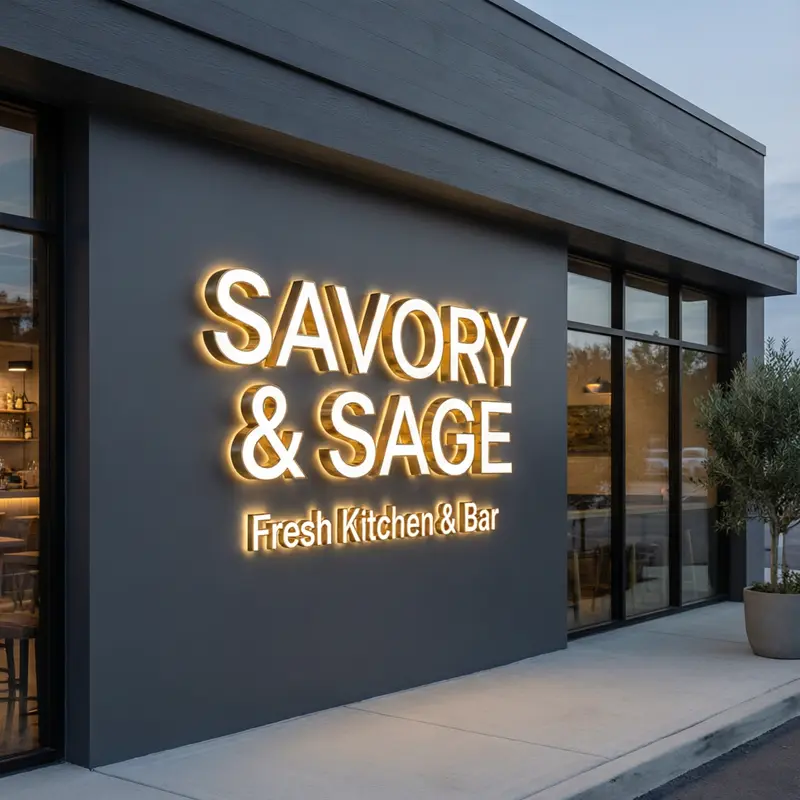 LED Channel Letter Signs for Restaurant Storefront Design: Cost, Compliance & Longevity