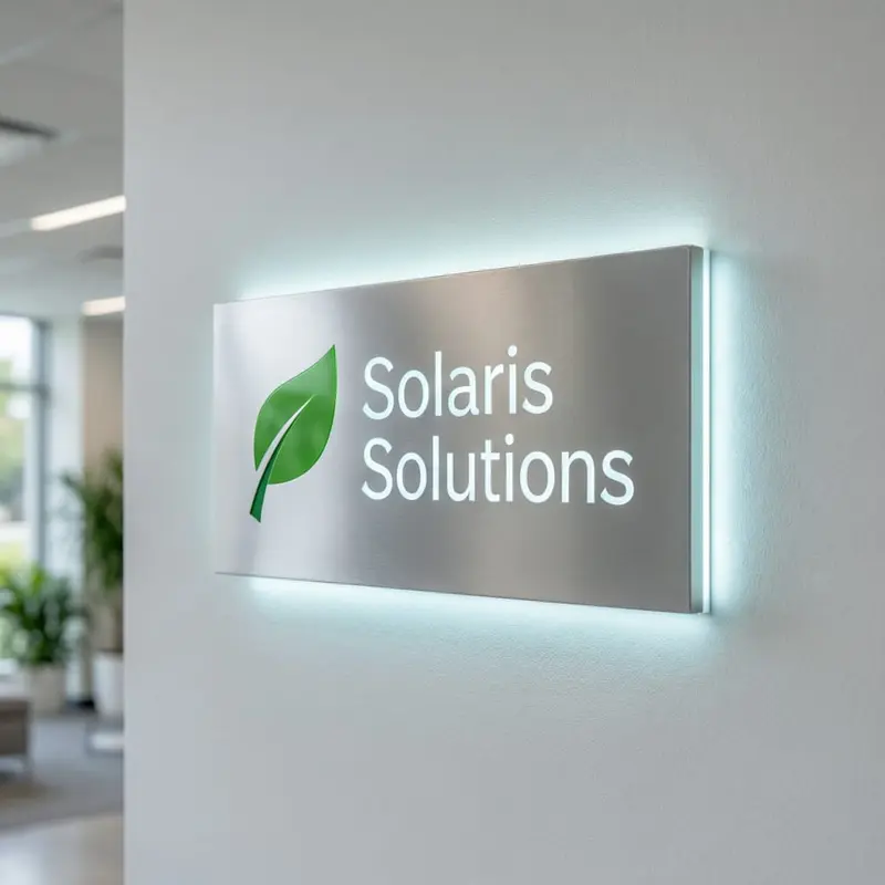 Solar Company Office Signage: Green Energy Sustainable Branding Guide for Sign Shops