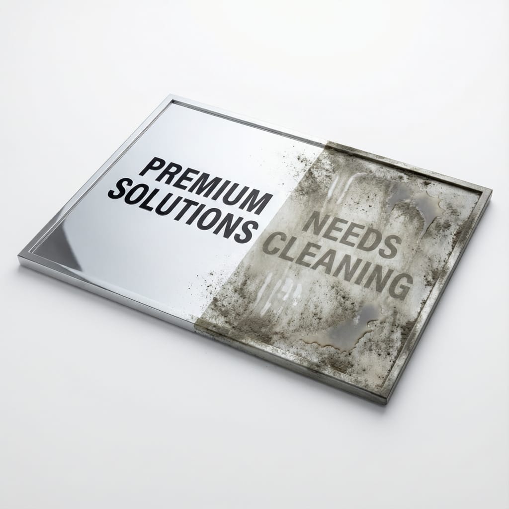 The Right Way to Clean Outdoor Business Signs: A Substrate-by-Substrate Guide for Sign Professionals