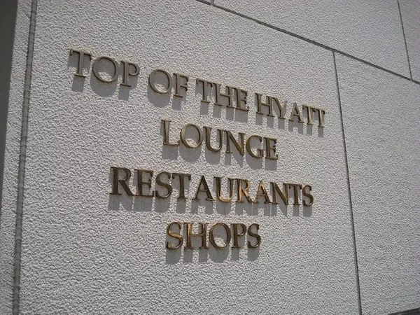 Hotel signage project