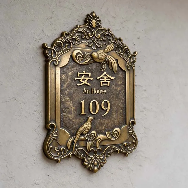 Custom relief plaque