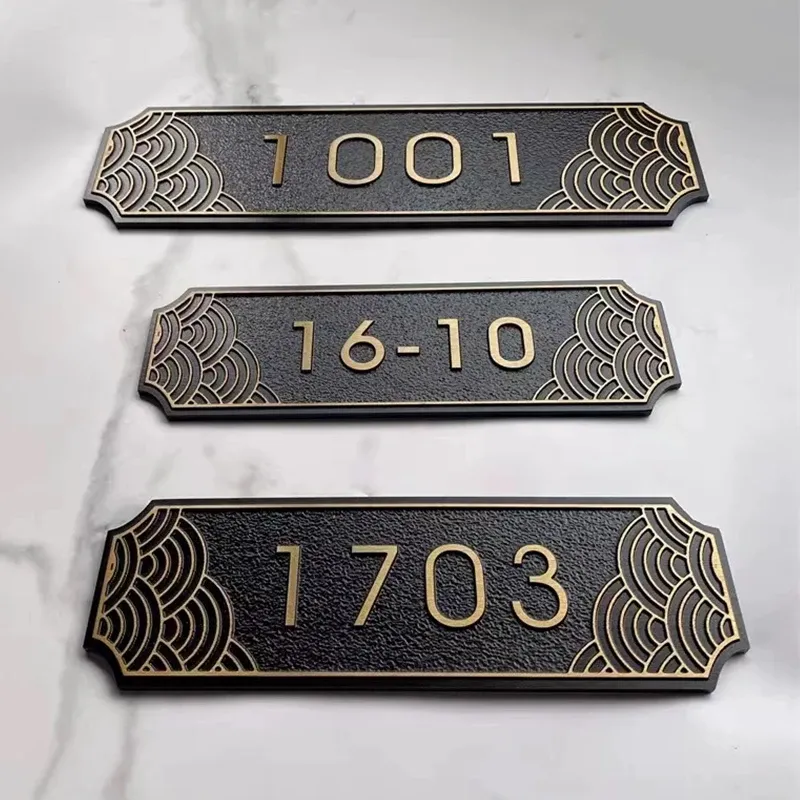 Custom embossed plaque